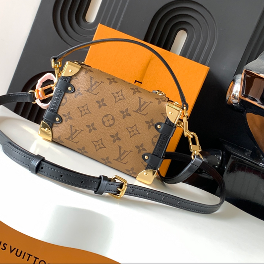 Brown and Black LV with Gold